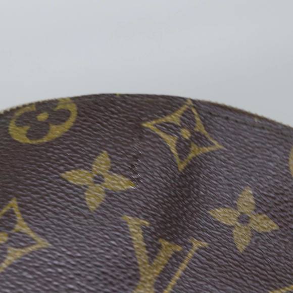 LOUIS VUITTON Monogram Trousse Demi Ronde Cosmetic Pouch M47520 LV Auth 78651 - Picture 9 of 16